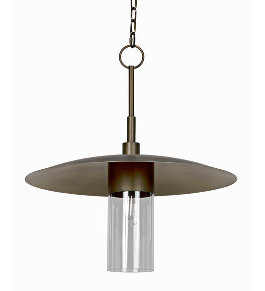 Allred Collaborative - Noir - Anton Pendant - Metal with Aged Brass Finish - Anton Pendant - Metal with Aged Brass Finish - PZ009AB