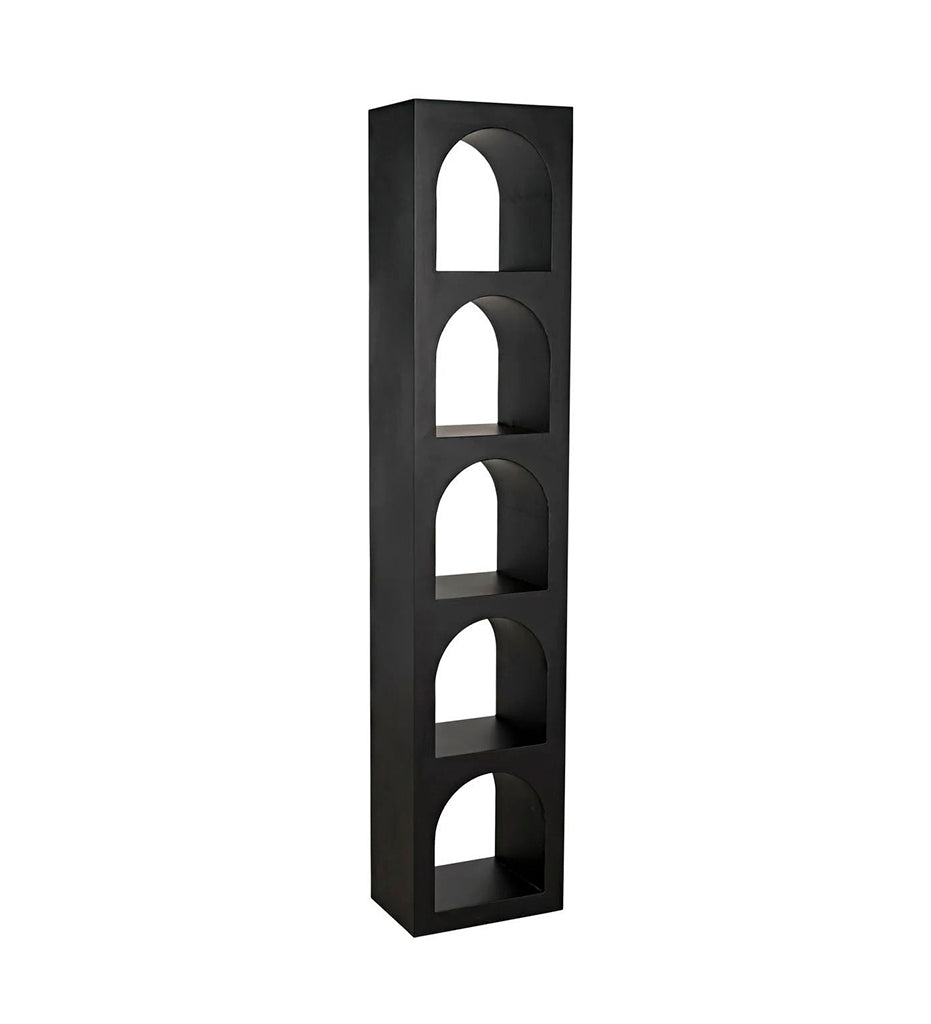 Allred Collaborative - Noir - Aqueduct Bookcase - C - Aqueduct Bookcase - C - GBCS240MTB-C