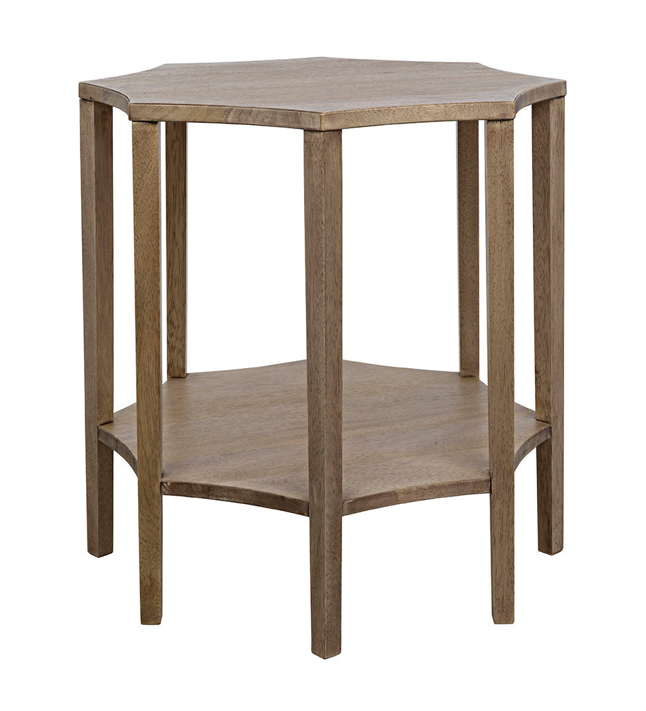 Allred Collaborative - Noir - Ariana Side Tables - Washed Walnut - Ariana Side Tables - Washed Walnut - GTAB335WAW