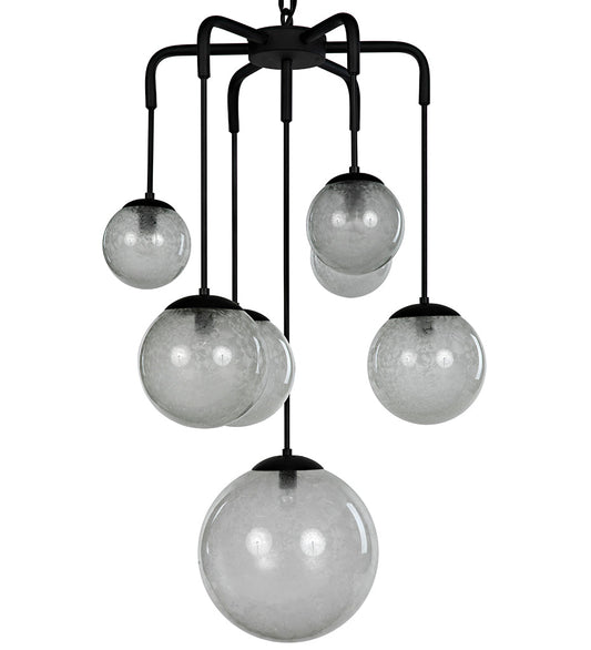 Allred Collaborative - Noir - Artemis Chandelier - Steel with Black Finish - Artemis Chandelier - Steel with Black Finish - LAMP762MTB