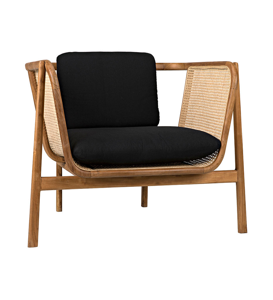 Allred Collaborative - Noir - Balin Chair with Caning - Balin Chair with Caning - AE-128T