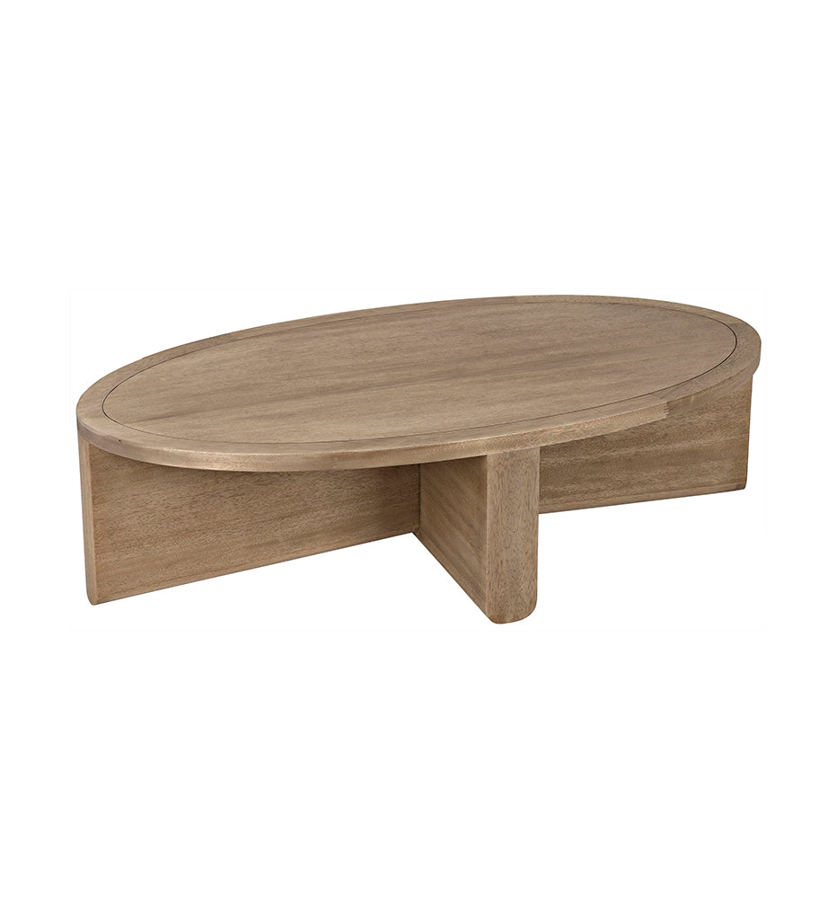 Allred Collaborative - Noir - Bast Coffee Table - Washed Walnut - Bast Coffee Table - Washed Walnut - GTAB1056WAW