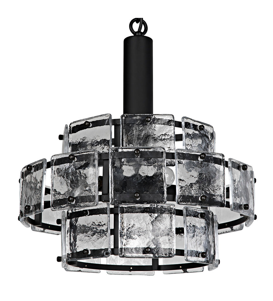 Allred Collaborative - Noir - Bergdorf Pendant - Black Steel - Bergdorf Pendant - Black Steel - LAMP768MTB