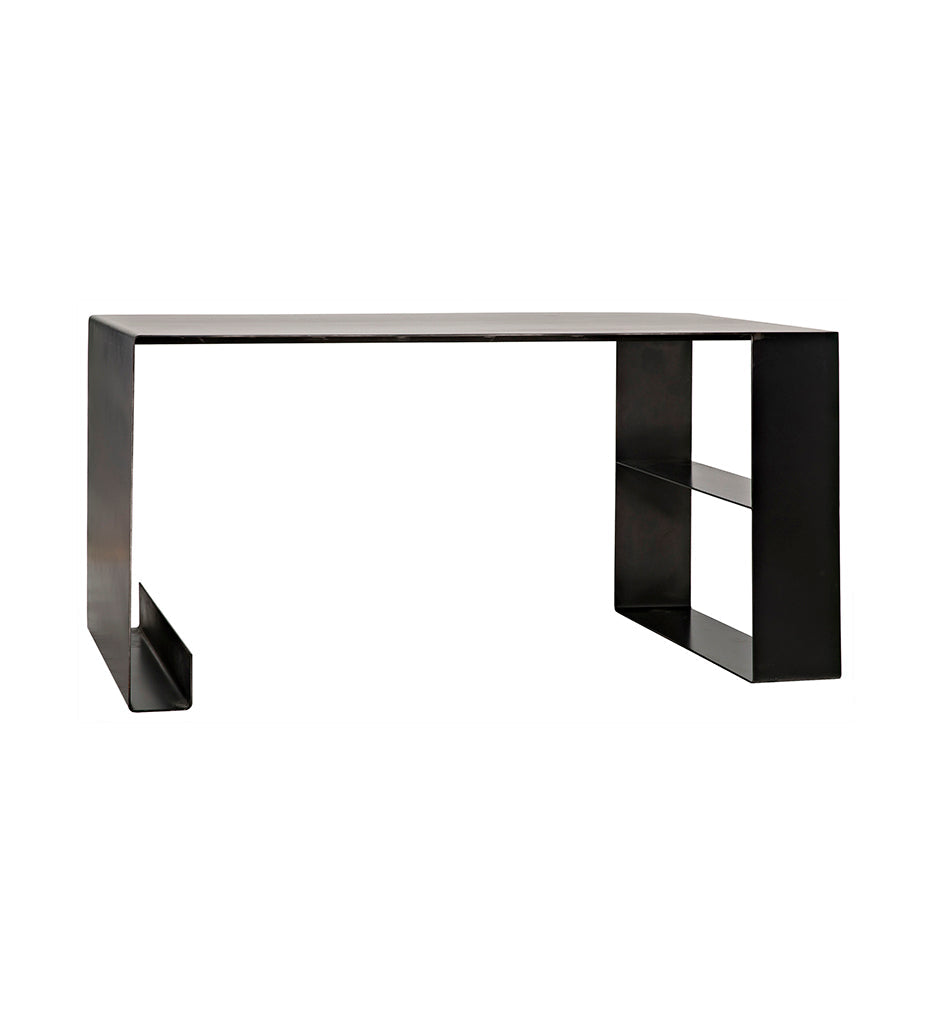 Allred Collaborative - Noir - Black Steel Desk - Black Steel Desk - GDES126MTB