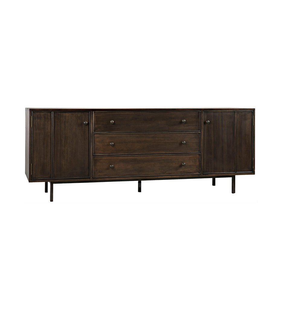 Allred Collaborative - Noir - Boston Sideboard - Ebony Walnut - Boston Sideboard - Ebony Walnut - GCON206EB