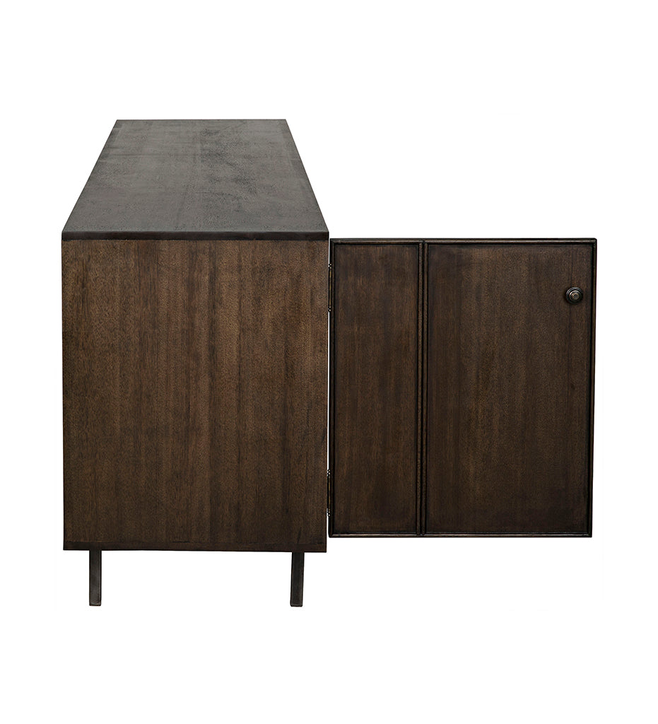 Allred Collaborative - Noir - Boston Sideboard - Ebony Walnut - Boston Sideboard - Ebony Walnut - GCON206EB