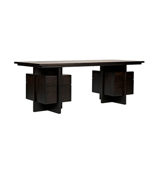 Allred Collaborative - Noir - Bridge Desk - Ebony Walnut - Bridge Desk - Ebony Walnut - GDES180EB