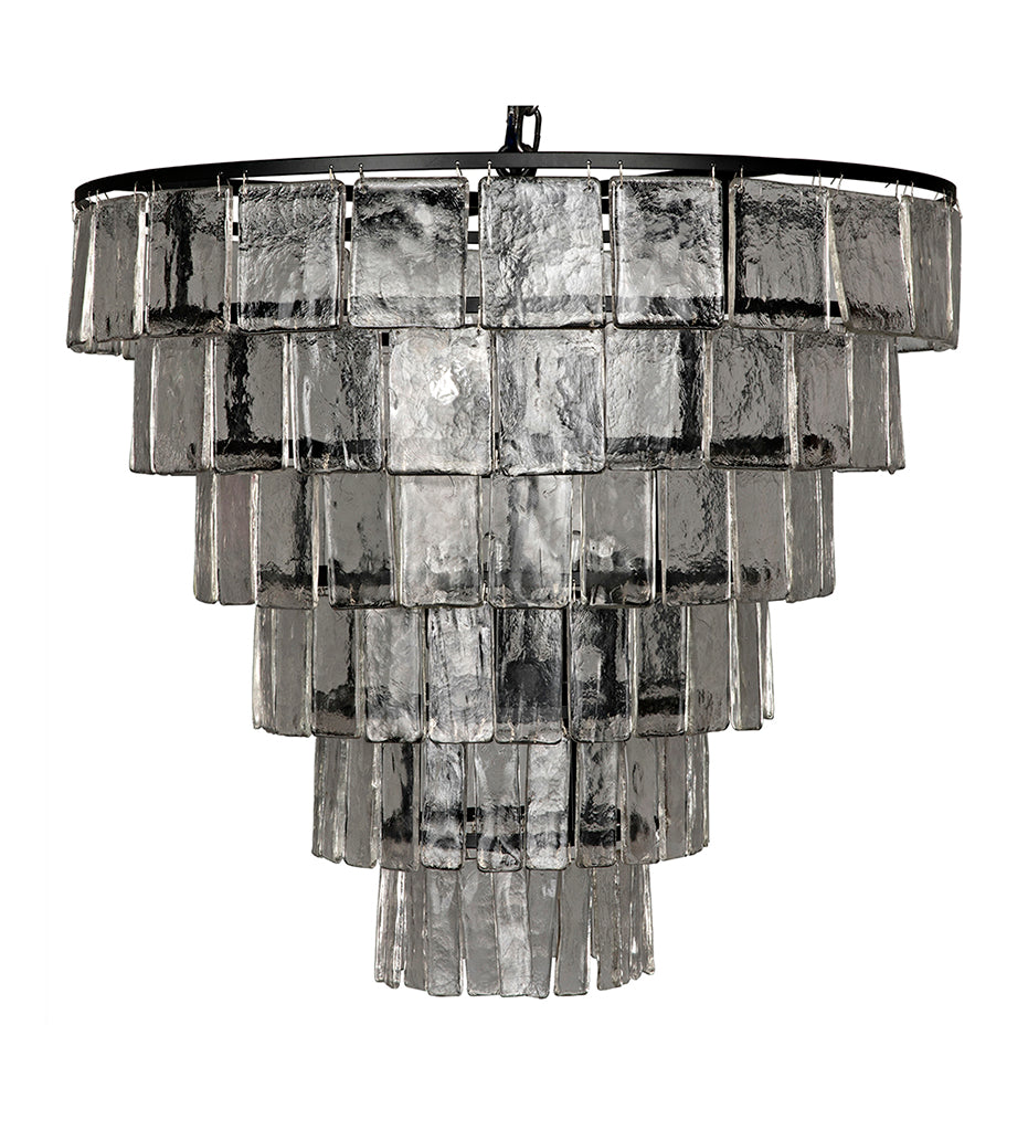 Allred Collaborative - Noir - Carnegie Chandelier - Large - Black Steel - Carnegie Chandelier - Large - Black Steel - LAMP684L