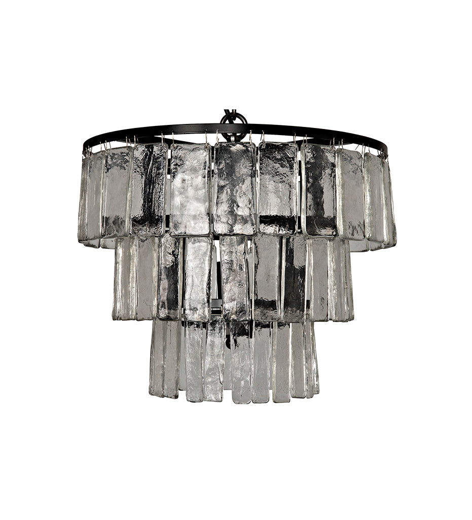 Allred Collaborative - Noir - Carnegie Chandelier - Small - Black Steel - Carnegie Chandelier - Small - Black Steel - LAMP684S