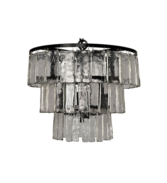 Allred Collaborative - Noir - Carnegie Chandelier - Small - Black Steel - Carnegie Chandelier - Small - Black Steel - LAMP684S