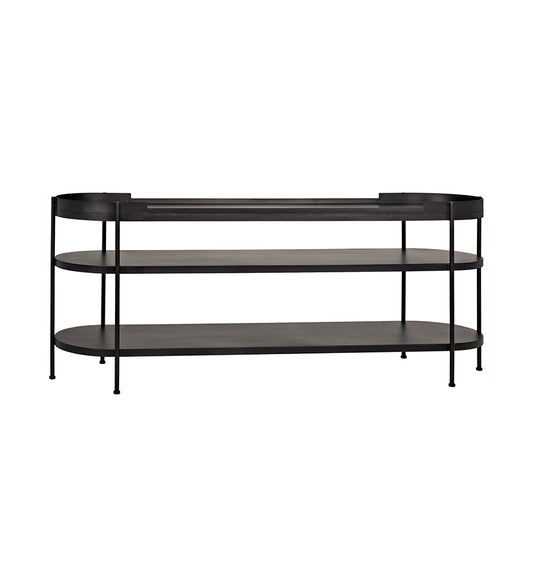 Allred Collaborative - Noir - Cassio Console - Black Steel - Cassio Console - Black Steel - GCON321MTB