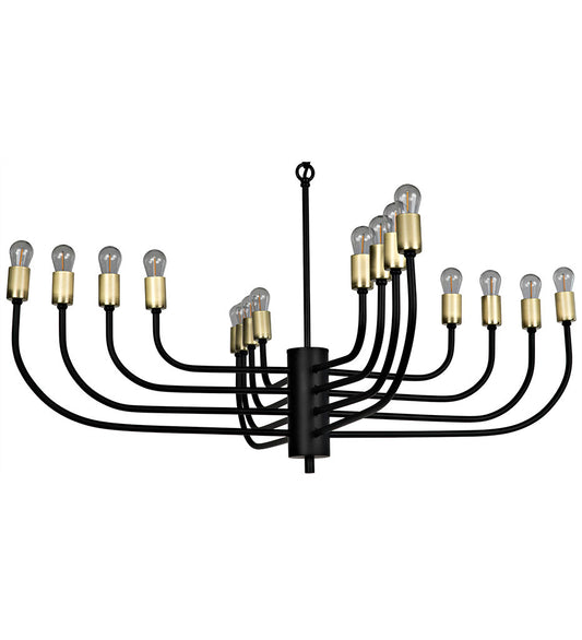 Allred Collaborative - Noir - Claude Chandelier - Claude Chandelier - LAMP764MTB