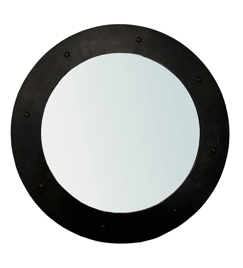 Allred Collaborative - Noir - Clay Mirror - Large - Black Steel - Clay Mirror - Large - Black Steel - GMIR139MTB-L