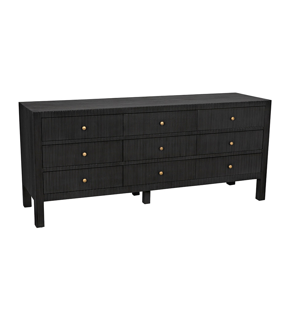 Allred Collaborative - Noir - Conrad 9 Drawer Dresser - Pale - Conrad 9 Drawer Dresser - Pale - GDRE222P