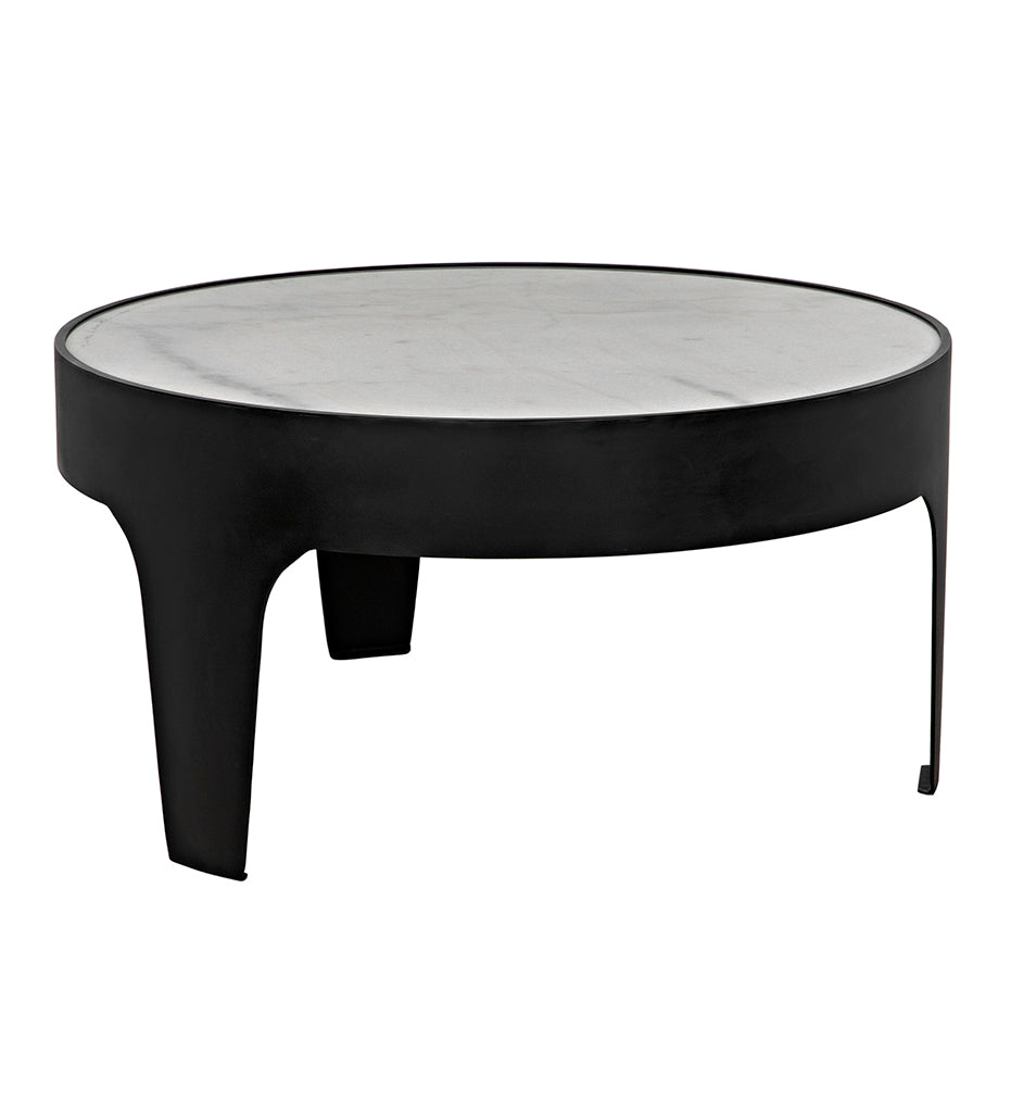 Allred Collaborative - Noir - Cylinder Round Coffee Table - Cylinder Round Coffee Table - GTAB196MTB