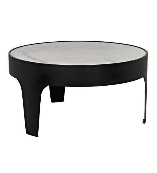 Allred Collaborative - Noir - Cylinder Round Coffee Table - Cylinder Round Coffee Table - GTAB196MTB