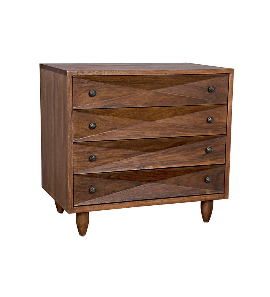 Allred Collaborative - Noir - Diamond Chest - Dark Walnut - Diamond Chest - Dark Walnut - GDRE180DW