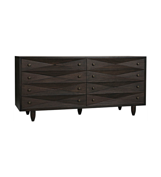 Allred Collaborative - Noir - Diamond Double Chest - Ebony Walnut - Diamond Double Chest - Ebony Walnut - GDRE180-2EB