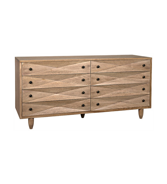 Allred Collaborative - Noir - Diamond Double Chest - Washed Walnut - Diamond Double Chest - Washed Walnut - GDRE180-2WAW