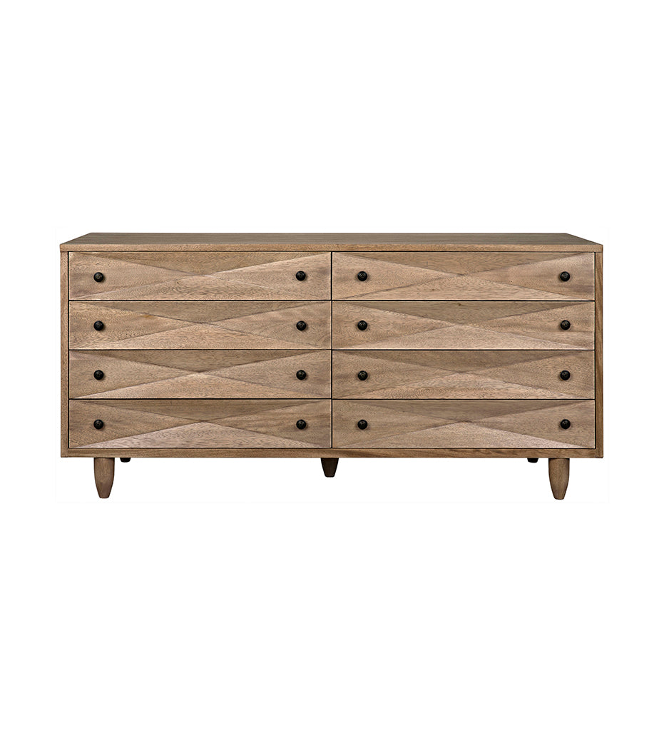 Allred Collaborative - Noir - Diamond Double Chest - Washed Walnut - Diamond Double Chest - Washed Walnut - GDRE180-2WAW