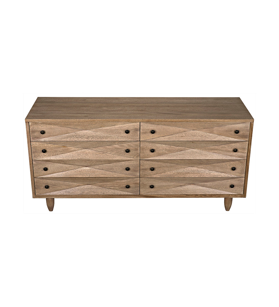 Allred Collaborative - Noir - Diamond Double Chest - Washed Walnut - Diamond Double Chest - Washed Walnut - GDRE180-2WAW