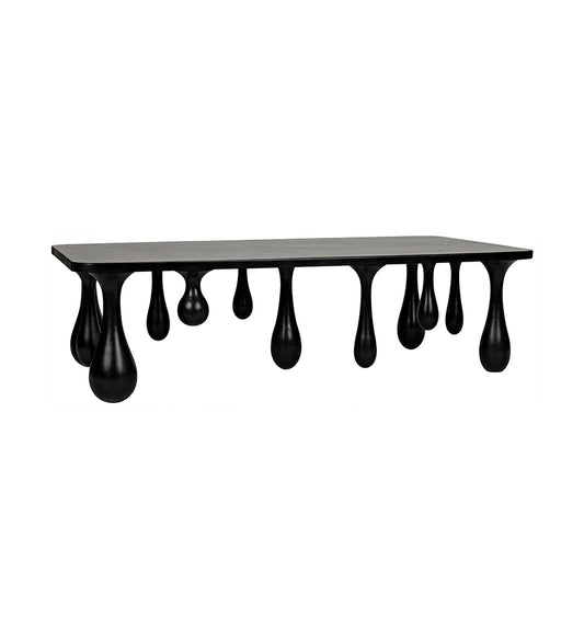 Allred Collaborative - Noir - Drop Coffee Table - Hand Rubbed Black - Drop Coffee Table - Hand Rubbed Black - GTAB1086HB