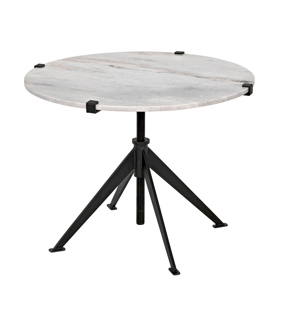 Allred Collaborative - Noir - Edith Adjustable Side Tables - Large - Edith Adjustable Side Tables - Large - GTAB679MTB-L