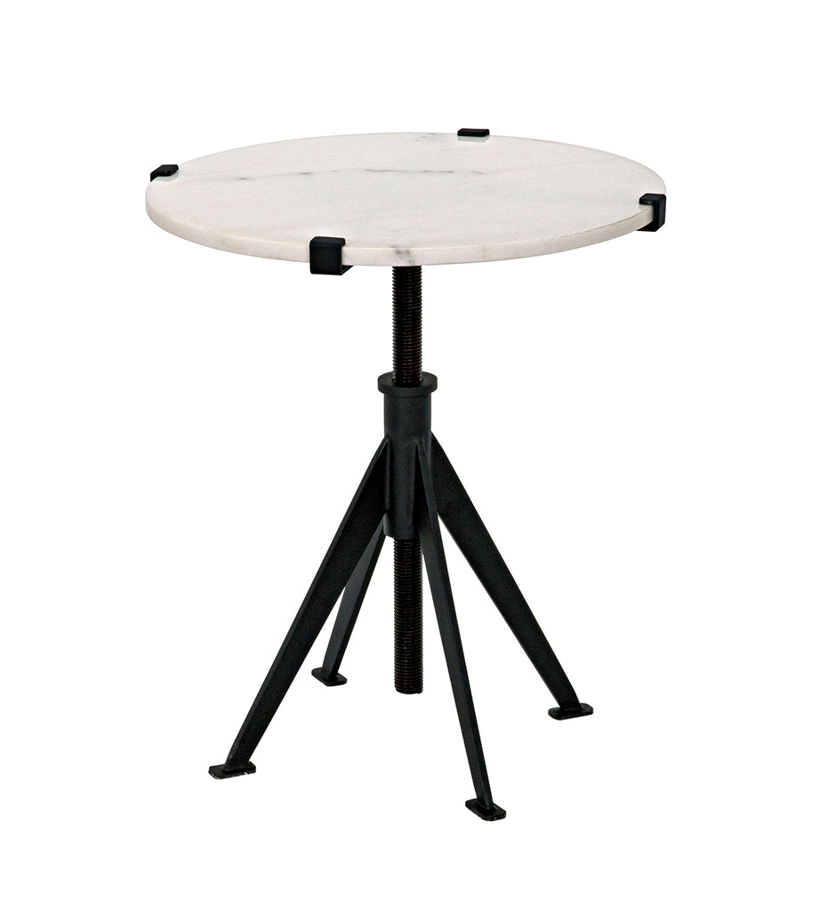 Allred Collaborative - Noir - Edith Adjustable Side Tables - Edith Adjustable Side Tables - GTAB679MTB-S