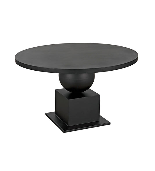 Allred Collaborative - Noir - Emira Dining Table - Black Metal - Emira Dining Table - Black Metal - GTAB566MTB