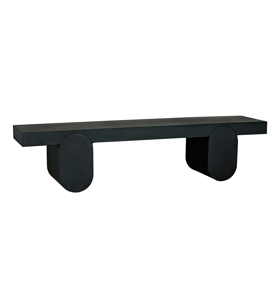 Allred Collaborative - Noir - Evora Coffee Table - Black Metal - Evora Coffee Table - Black Metal - GTAB1108MTB