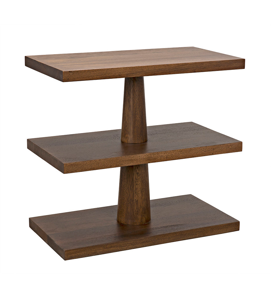 Allred Collaborative - Noir - Fatima Side Tables - Dark Walnut - Fatima Side Tables - Dark Walnut - GTAB382DW