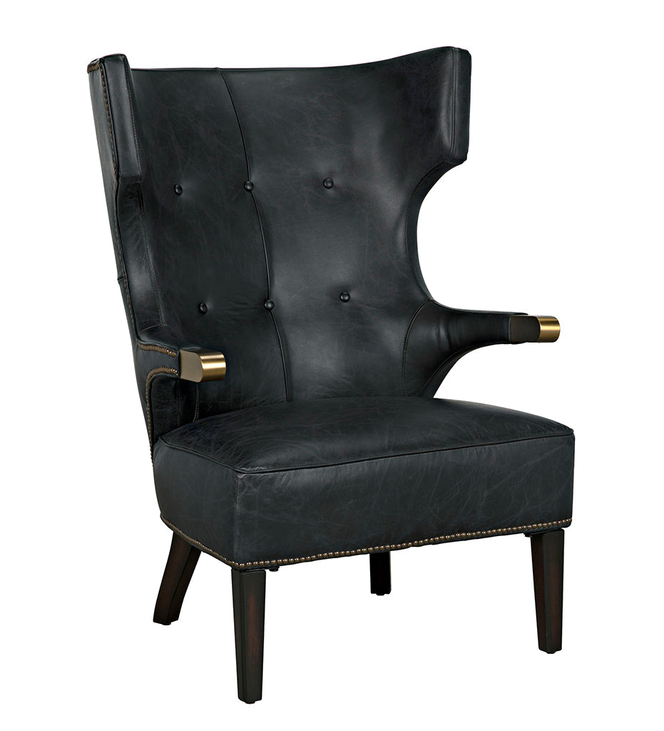 Allred Collaborative - Noir - Heracles Chair - Leather - Heracles Chair - Leather - LEA-C0387-1D