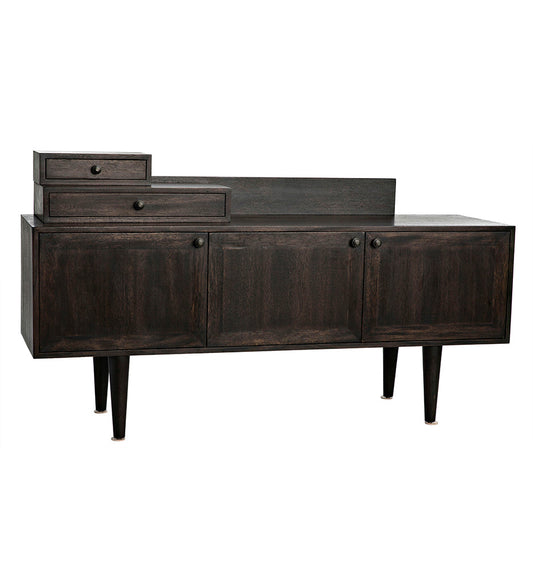 Allred Collaborative - Noir - Hermes Sideboard - Ebony Walnut - Hermes Sideboard - Ebony Walnut - GCON342EB