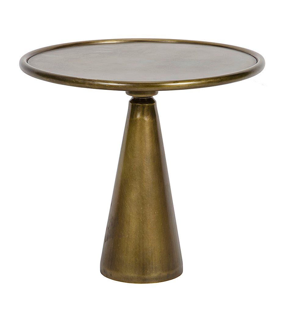 Allred Collaborative - Noir - Hiro Short Side Tables - Metal with Brass Finish - Hiro Short Side Tables - Metal with Brass Finish - GTAB695MB