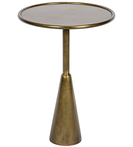 Allred Collaborative - Noir - Hiro Side Tables - Metal with Brass Finish - Hiro Side Tables - Metal with Brass Finish - GTAB696MB