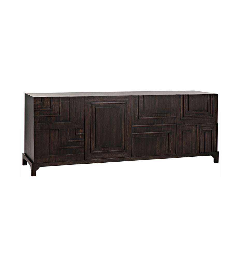 Allred Collaborative - Noir - Holden Sideboard - Ebony Walnut - Holden Sideboard - Ebony Walnut - GCON367EB