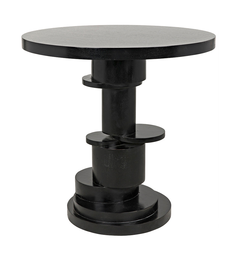 Allred Collaborative - Noir - Hugo Side Tables - Hand Rubbed Black - Hugo Side Tables - Hand Rubbed Black - GTAB886HB