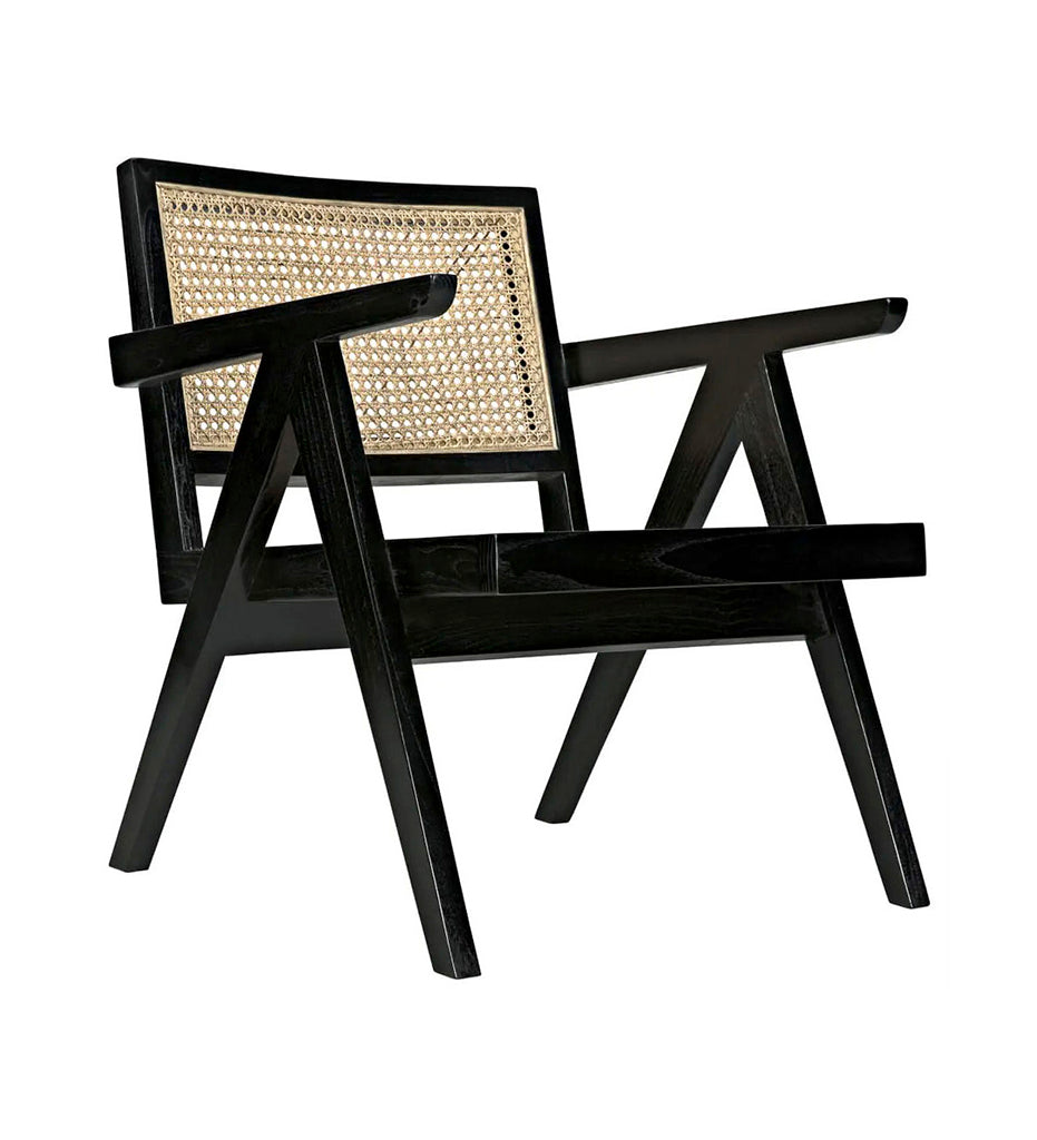 Allred Collaborative - Noir - James Relax Chair - Charcoal Black - James Relax Chair - Charcoal Black - AE-130CHB