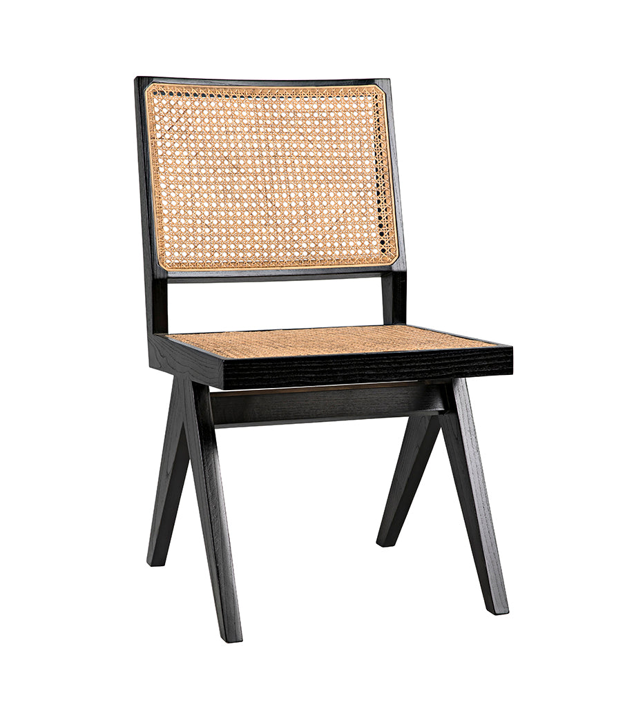 Allred Collaborative - Noir - Joseph Side Chair - Charcoal Black - Joseph Side Chair - Charcoal Black - AE-129CHB