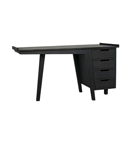 Allred Collaborative - Noir - Kennedy Desk - Charcoal Black - Kennedy Desk - Charcoal Black - AE-20CHB