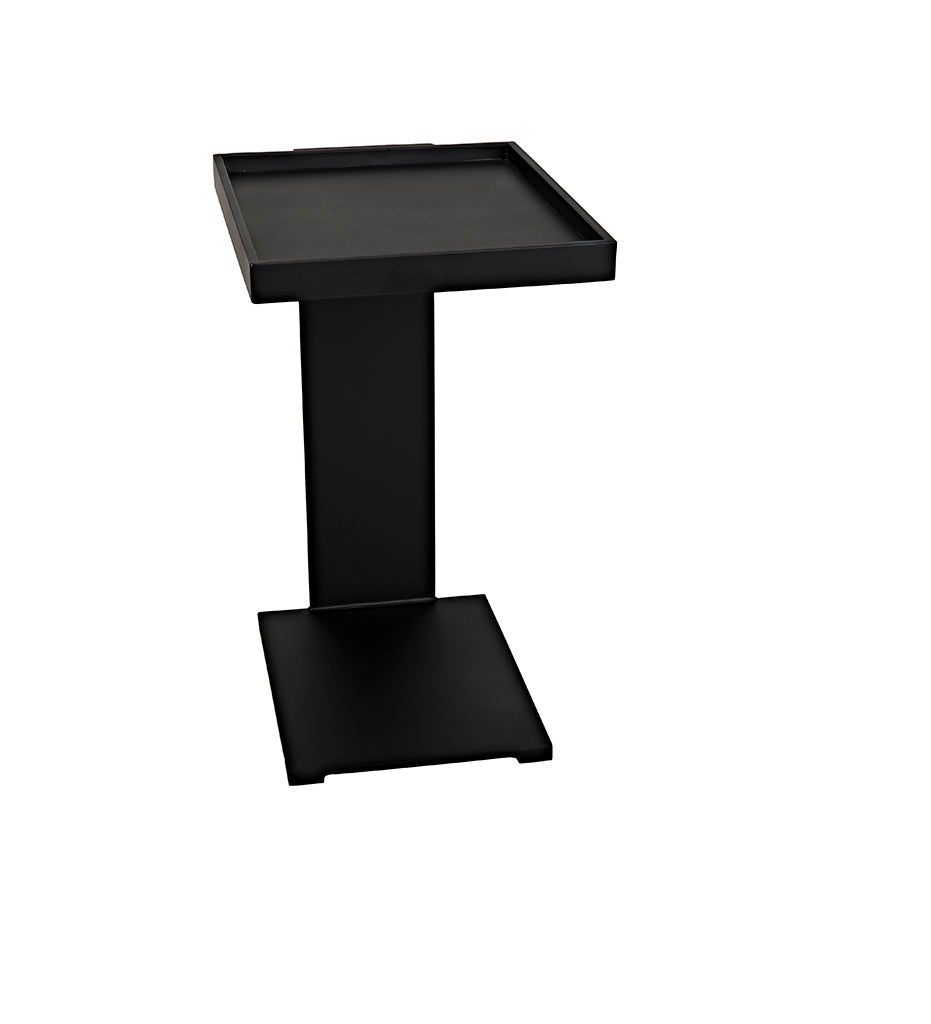 Allred Collaborative - Noir - Ledge All Metal Side Tables - Black Steel - Ledge All Metal Side Tables - Black Steel - GTAB929MTB