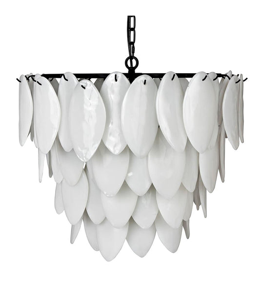 Allred Collaborative - Noir - Lotus Chandelier - Large - Lotus Chandelier - Large - LAMP780MTB