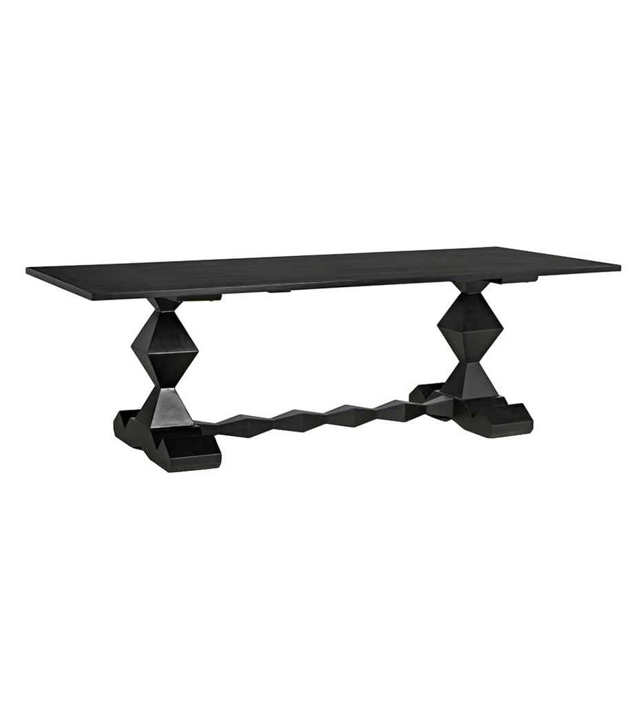 Allred Collaborative - Noir - Madeira Dining Table - Hand Rubbed Black - Madeira Dining Table - Hand Rubbed Black - GTAB577HB