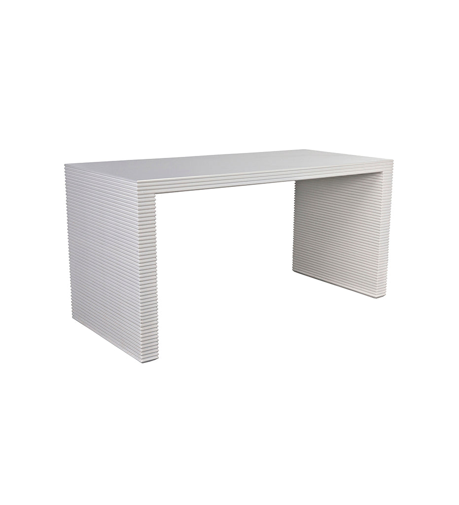 Allred Collaborative - Noir - Manhattan Desk - Solid White - Manhattan Desk - Solid White - GDES189SW