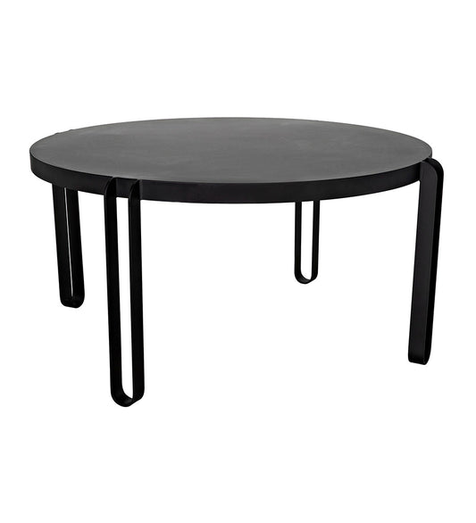 Allred Collaborative - Noir - Marcellus Large Dining Table - Black Metal - Marcellus Large Dining Table - Black Metal - GTAB563MTB-L