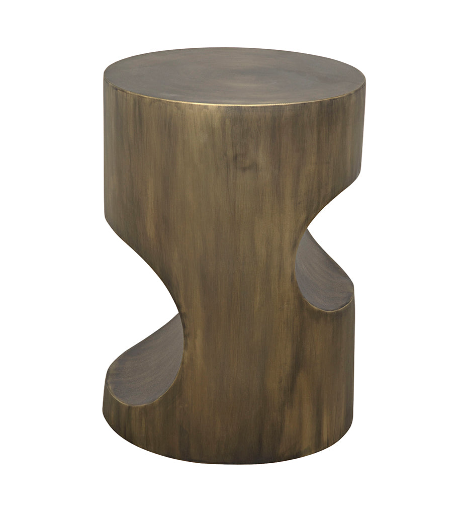 Allred Collaborative - Noir - Margo Side Tables - Steel with Aged Brass Finish - Margo Side Tables - Steel with Aged Brass Finish - GTAB733AB