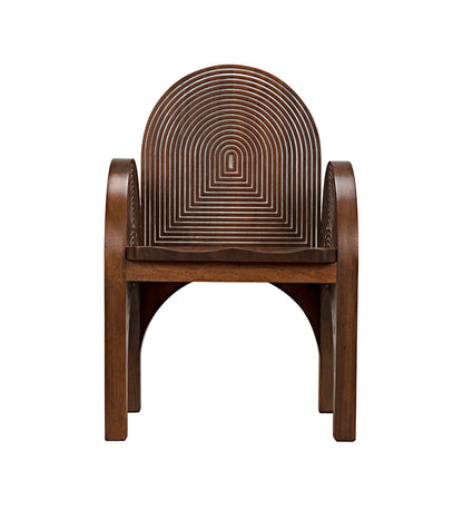 Allred Collaborative - Noir - Mars Chair - Dark Walnut with Details - Mars Chair - Dark Walnut with Details - GCHA302DW