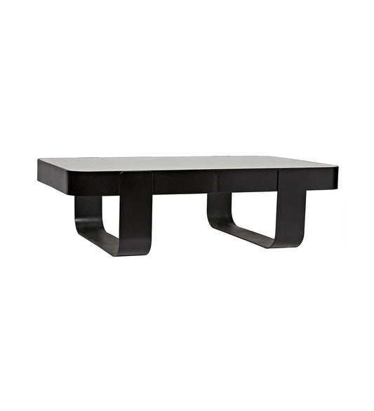 Allred Collaborative - Noir - Marshall Coffee Table - Black Steel - Marshall Coffee Table - Black Steel - GTAB1026MTB