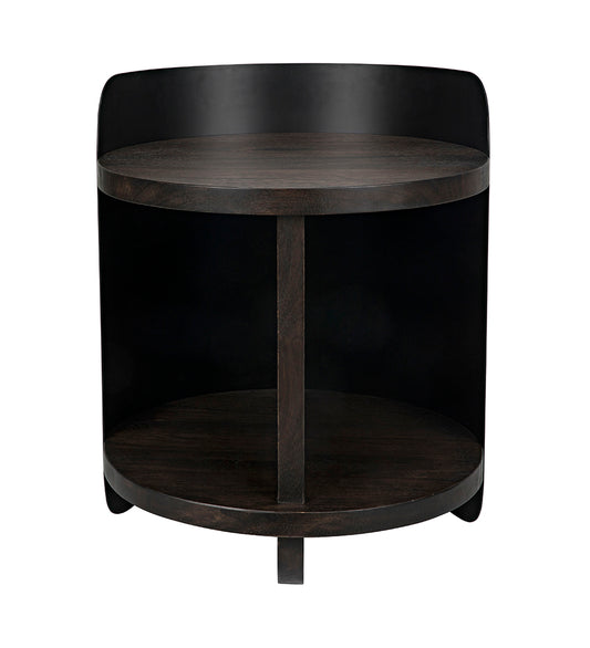 Allred Collaborative - Noir - Mondo Bongo Side Tables - Ebony Walnut with Steel - Mondo Bongo Side Tables - Ebony Walnut with Steel - GTAB913EB