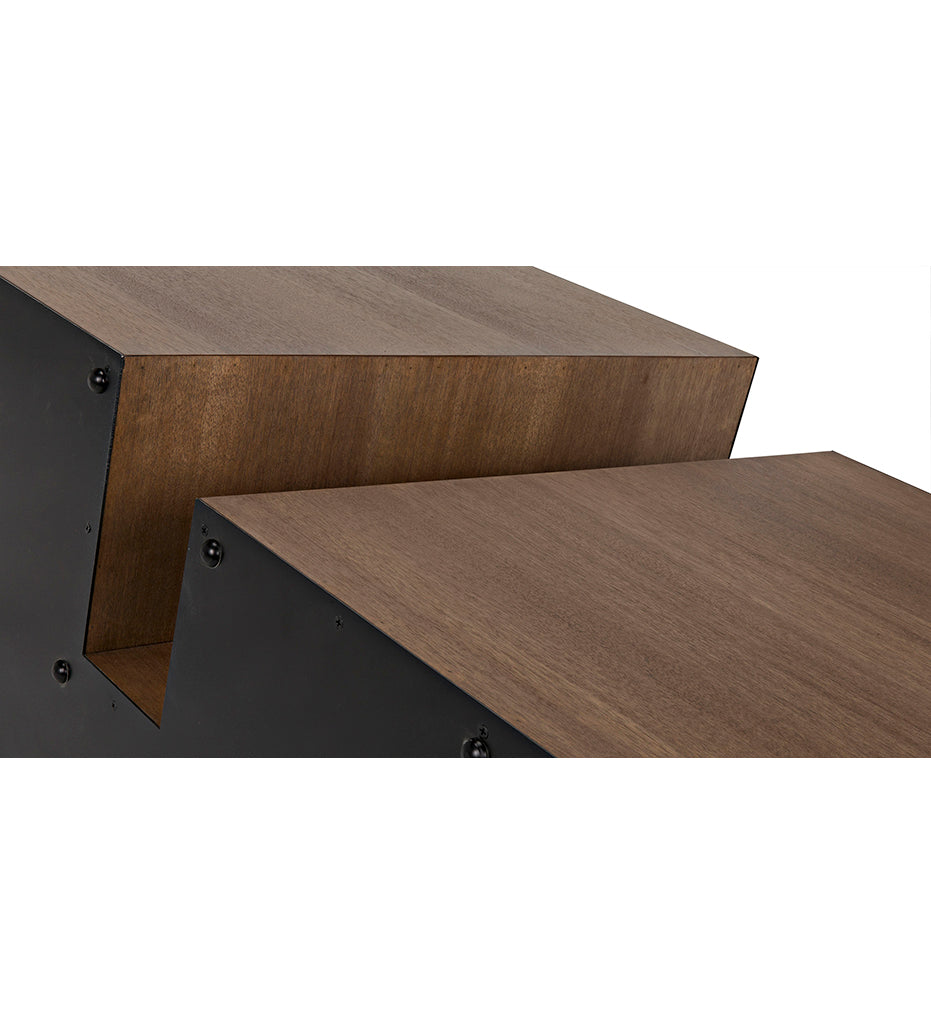 Allred Collaborative - Noir - Nido Coffee Table - Black Steel - Nido Coffee Table - Black Steel - GTAB1061MTB